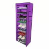 9-Lattice Shoe Rack Compact and Stylish Shoe Organizer Space-Saving Design with Decorative Pattern for Easy Shoe Storage and Quick Access