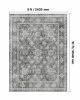 Large Area Rug 8 x 10 ft Anti-Skid and Tear-Resistant Floor Mat Vintage Gray
