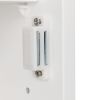 Wall Mounted Storage Cabinet with Magnetic Lock Space Saving Organizer Shelf Durable Bathroom Kitchen Cupboard
